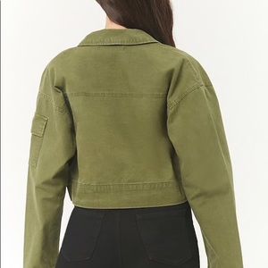 woven utility jacket